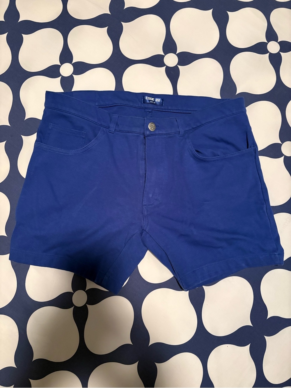 Men’s Blue Stretch Shorts